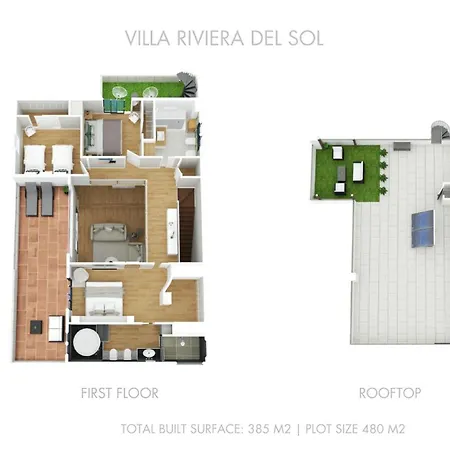 Vacation Marbella I Riviera Del Sol, Private Pool, Jacuzzi, Sauna, Gym, Cinema, Billiard, Walking Distance To The
